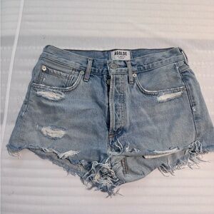 Agolde jean shorts. Worn twice. Size 24. Look brand new new